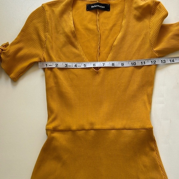 Reformation Sarah Ribbed Mini Sundress - Picture 9 of 10